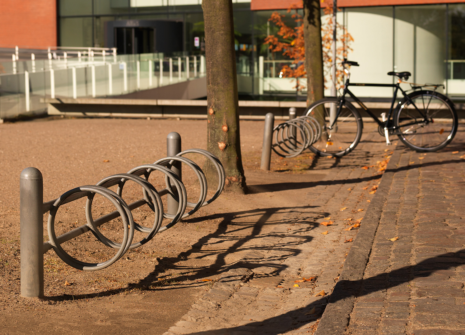 Flera NOAH cykelställ ger harmoni i stadsrum