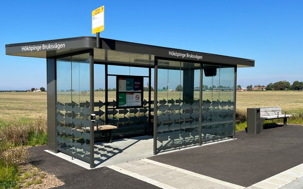 HITSA levererar utrustningar till busshållplatser och kollektiv trafik